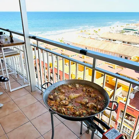Perfect Flat With Ocean Views In Valencia * Miramar